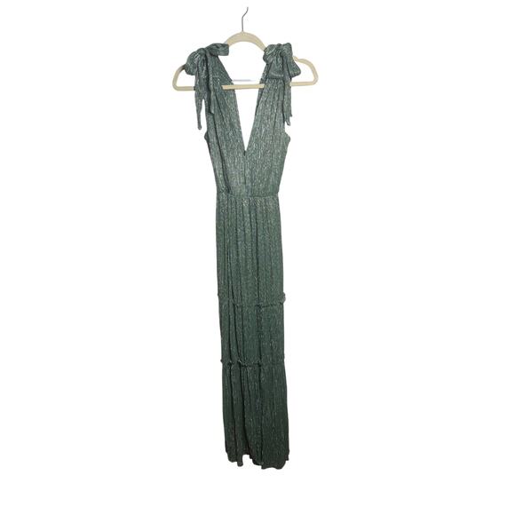 Sabina Musáyev Helena Maxi Dress – Green Print, Women’s Size S - Picture 2 of 6